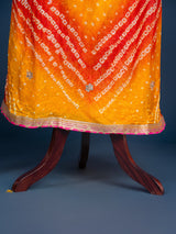 KcPc New Art Silk Bandhani Gotapatti Work Salwar SuitKML