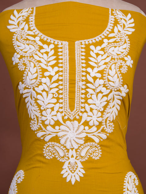 KcPc New Launch Pure Cotton Printed Style With Kashida Work Suit SKS