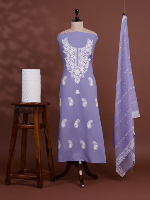 KcPc Latest New Pure Cotton Printed Style With Kashida Work Suit SKS
