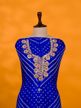 KcPc New Art Silk Bandhani GotapattiWork Salwar Suit KML