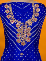 KcPc New Art Silk Bandhani GotapattiWork Salwar Suit KML