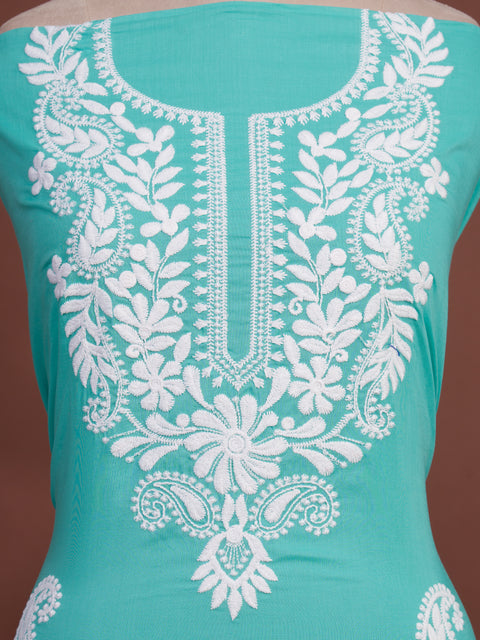 KcPc New Arrival Pure Cotton Printed Style With Kashida Work Suit SKS