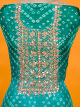 KcPc New Art Silk Bandhani Gotapatti Work Salwar suitKML