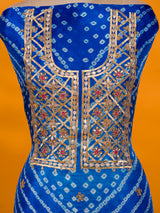 KcPc New Art Silk Bandhani GotapattiWork Salwar Suit KML