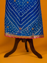 KcPc New Art Silk Bandhani GotapattiWork Salwar Suit KML
