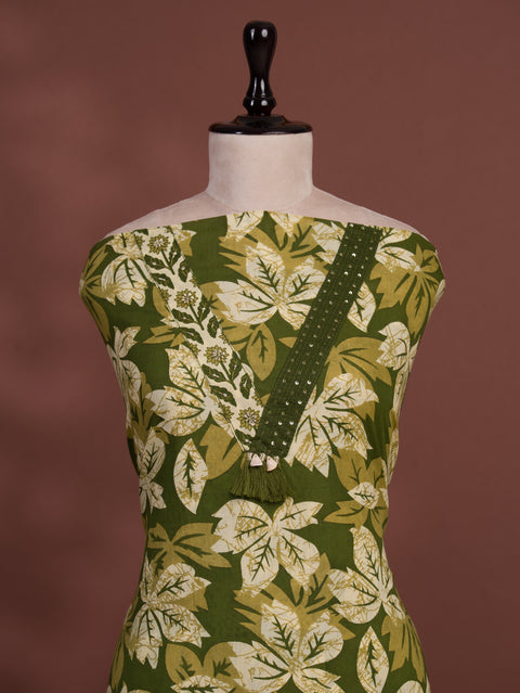 KcPc New Laynch Pure Cotton Printed Style With Kashida Work Suit SKS