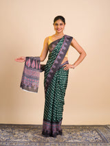 By Bandhani in Ajrakh Style With Office Wear Saree 