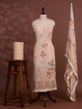 KcPc New Pure Chinon Printed Style With Cutdana Work Suit SKS