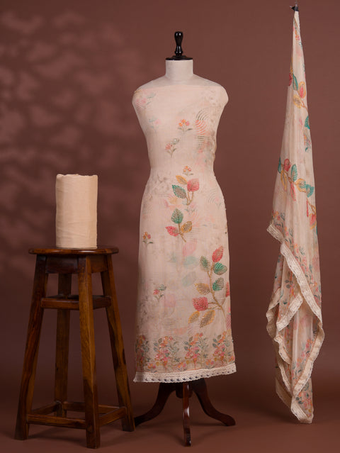 KcPc New Pure Chinon Printed Style With Cutdana Work Suit SKS