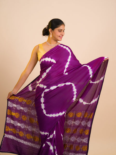 By Bandhani Saree With Festive Wear