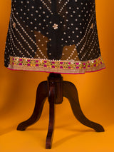 KcPc New Latest Art Silk Bandhani Style With Gotapatti Work Suit KML