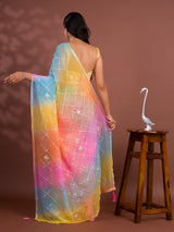 GotaPatti Work saree for party wear 
