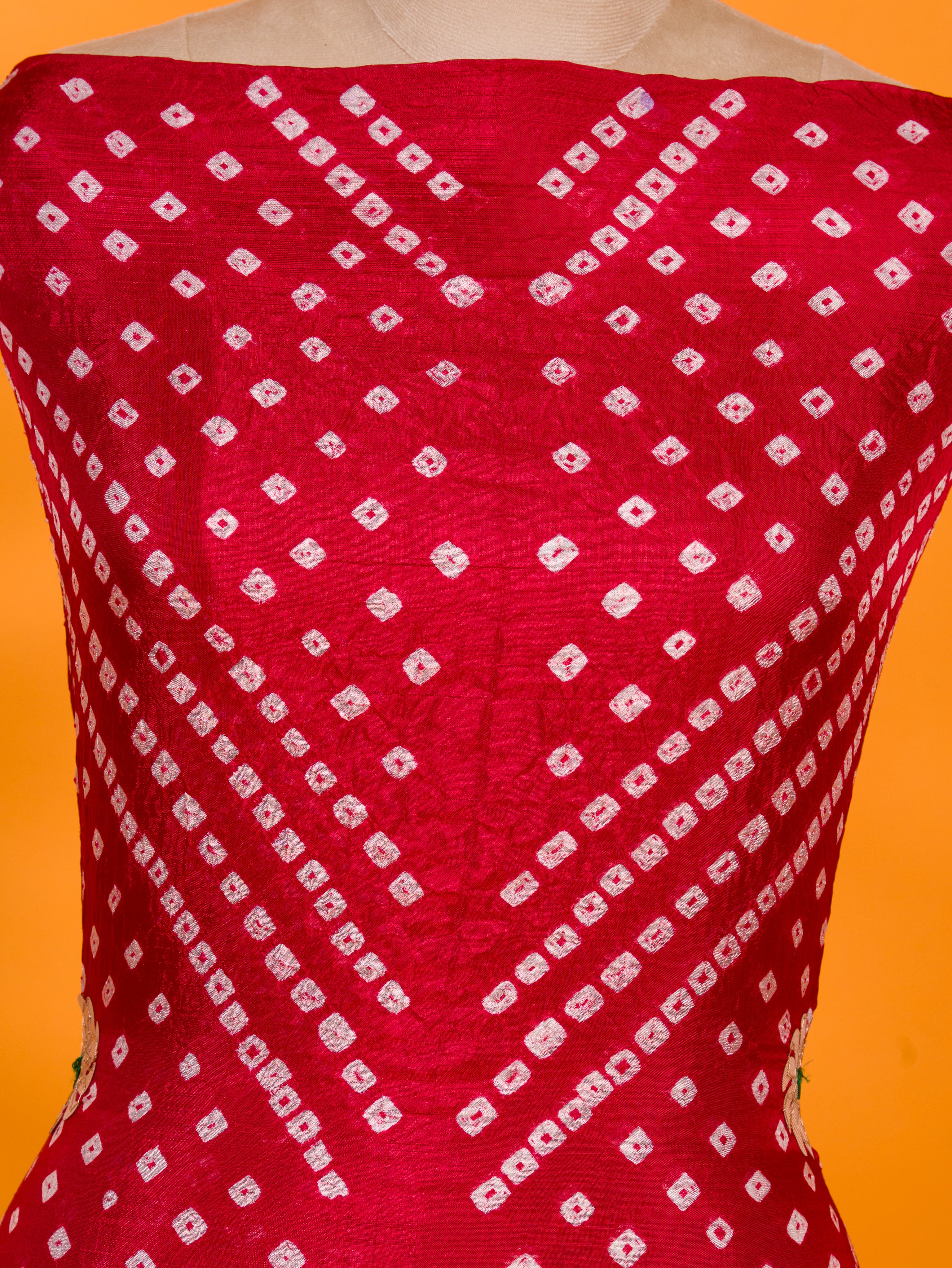 KcPc Art Silk Bandhani Gotapatti Salwar Suit KML