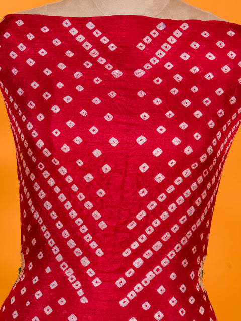 KcPc Art Silk Bandhani Gotapatti Salwar Suit KML