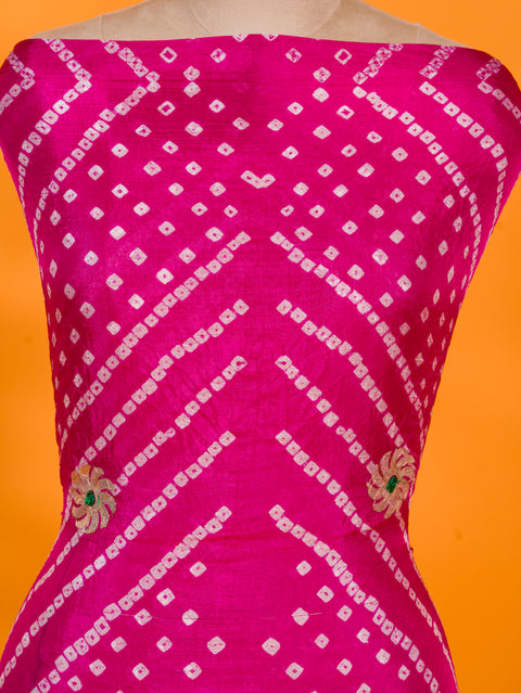 KcPc Art Silk Bandhani Gotapatti Salwar Suit KML