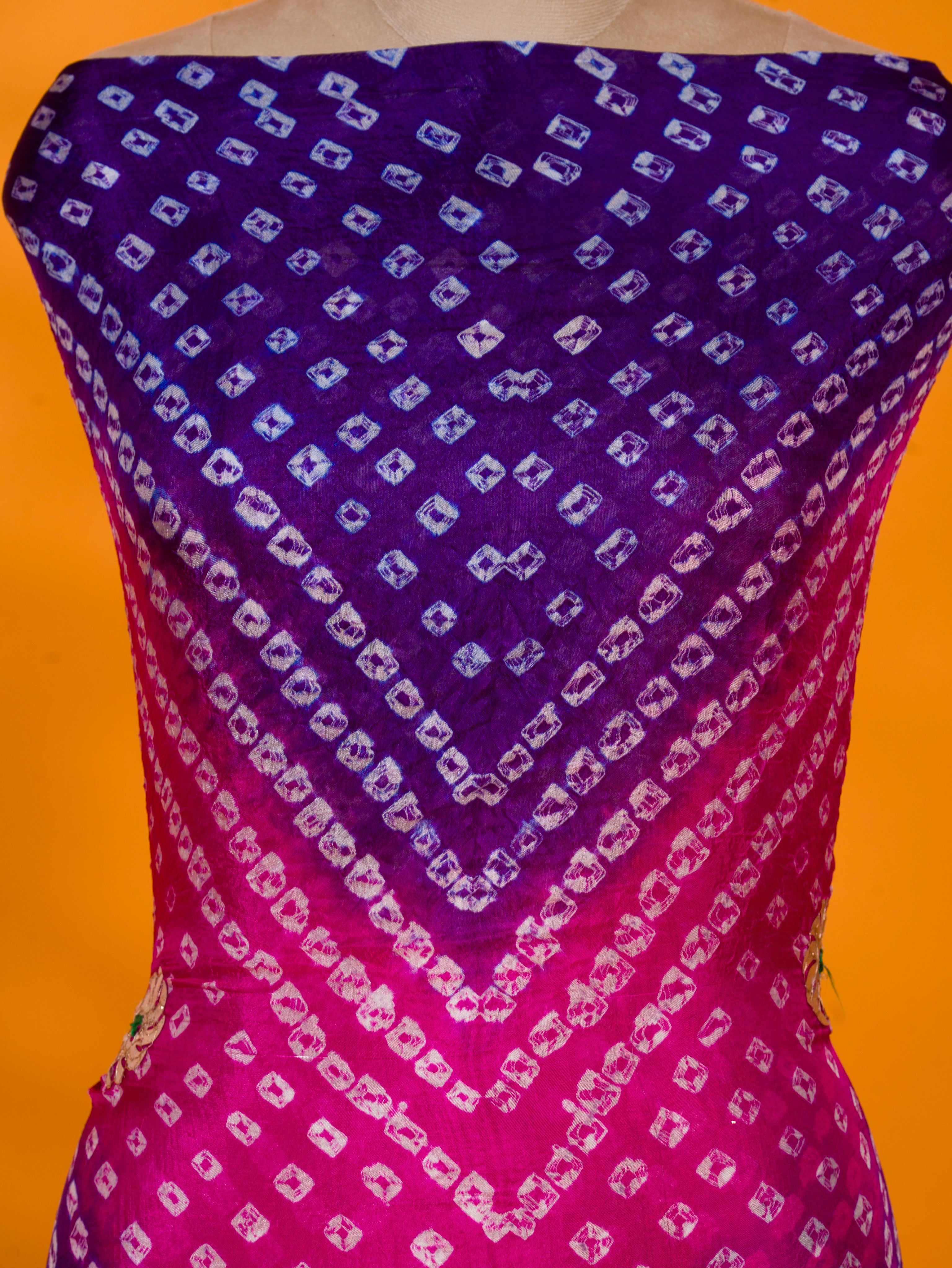 KcPc Art Silk Bandhani Gotapatti Salwar Suit KML