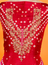 KcPc New Art Silk Bandhani Gotapatti Work Salwar Suit KML