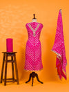 KcPc New Art Silk Bandhani Gotapatti Work Salwar Suit KML