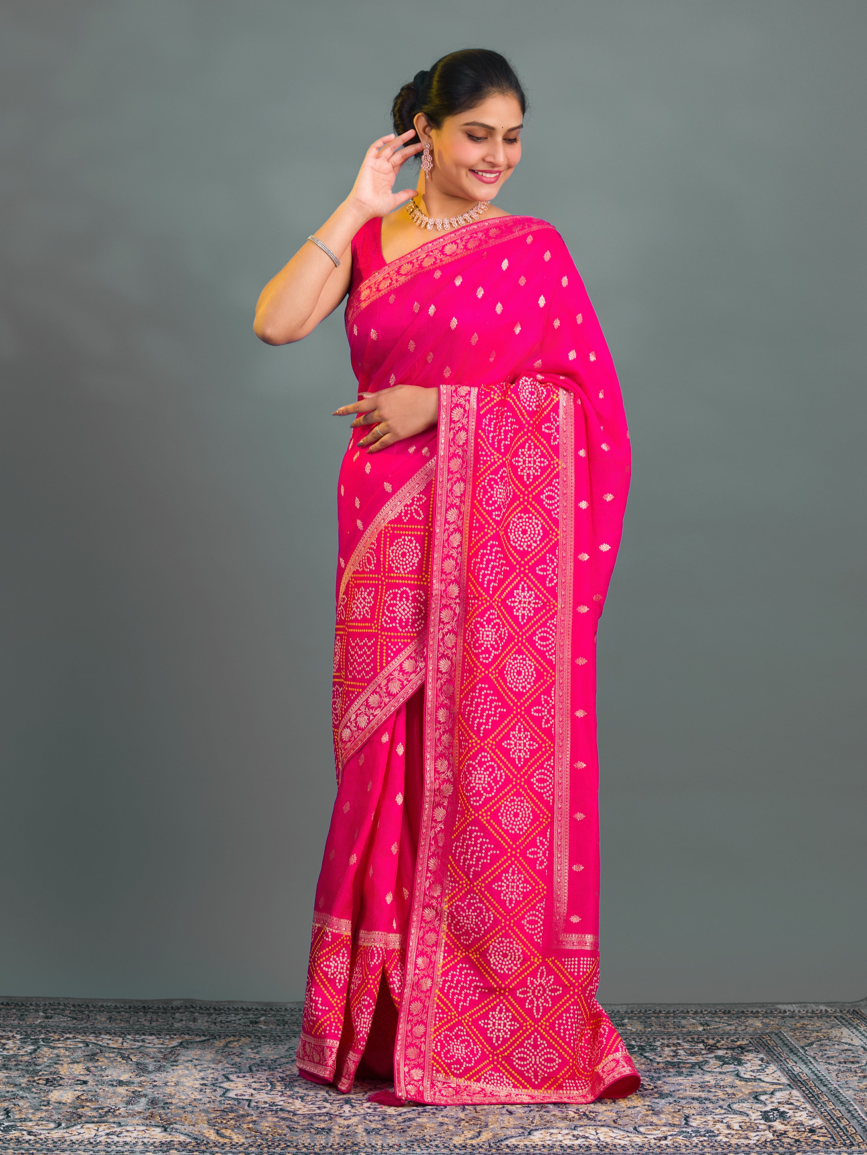 By Banarsi Saree With Festive Wear