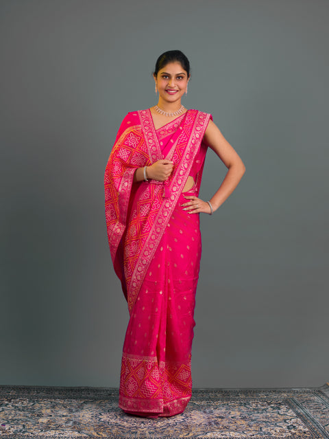 By Banarsi Saree With Festive Wear  