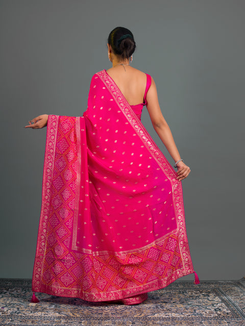 By Banarsi Saree With Festive Wear  