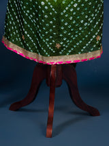 KcPc New Art Silk Bandhani Gotapatti Work Salwar Suit KML