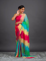 KcPc New Arrival Pure Chiffon Jaipuri Designer Dabka Zardoji Mukes Work Saree VND