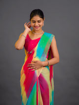 KcPc New Arrival Pure Chiffon Jaipuri Designer Dabka Zardoji Mukes Work Saree VND