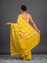 By Banarasi Style Georgette Saree With Exquisite Tari Work