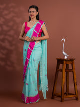 Georgette Gulti Bandhej Satin Patta Border Saree under 1500