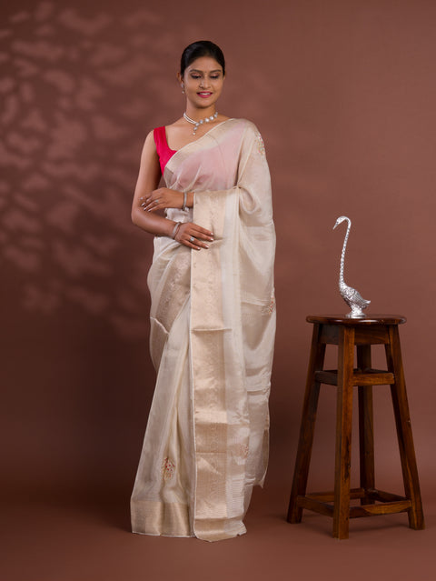 KcPc Kotadoriya Banarasi Zari Border With Zardoji Guleen Work Saree  RG