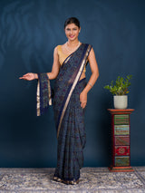 By Bandhani Saree With Casual wear