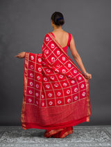 KcPc New Graceful Georgette Banarasi Saree Perfect for Festive Wear Tari Handwork PRF