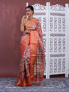 KcPc Latest Cotton Silk Kalamkari Style Zari Weaving SareeSTL