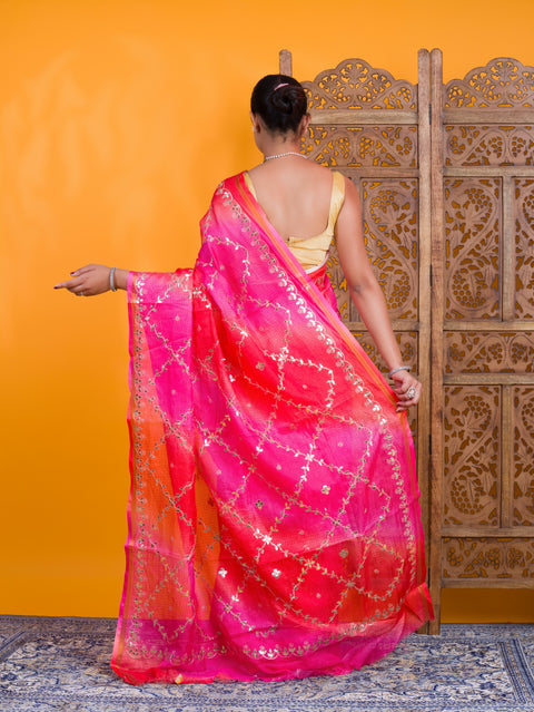 By Bollywood Saree With Traditional Wear