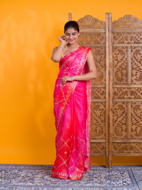 By Bollywood Saree With Traditional Wear