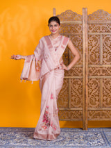 By Printed Saree With Casual Wear