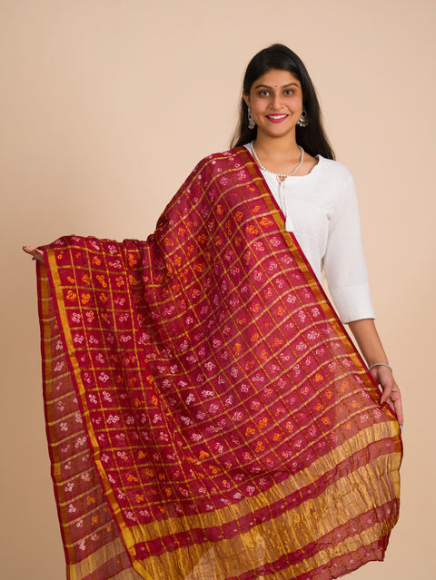 By Special New Ghatchola Silk Bandhej Dupatta