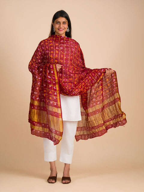 By Special New Ghatchola Silk Bandhej Dupatta