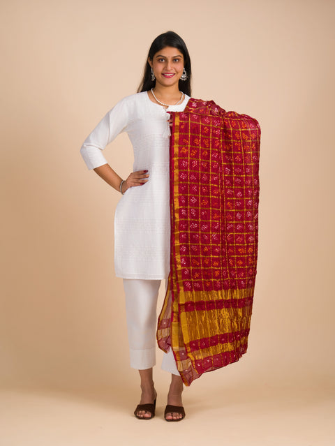 By Special New Ghatchola Silk Bandhej Dupatta