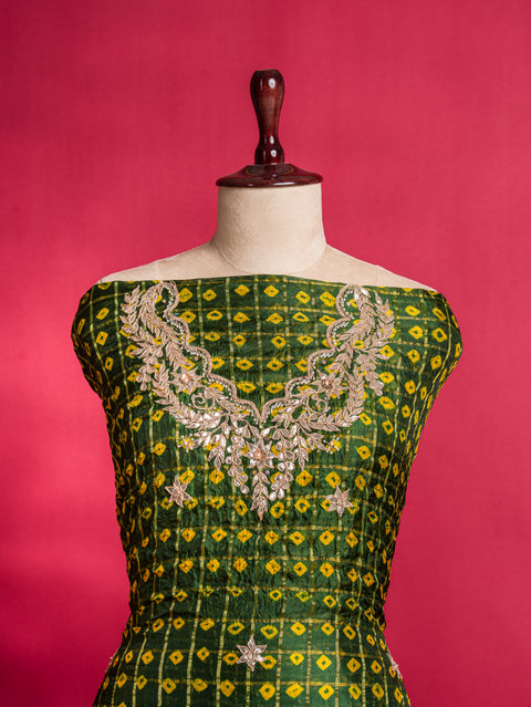KcPc New Special Bandhani Gharchola With Gotapatti Work Suit KML