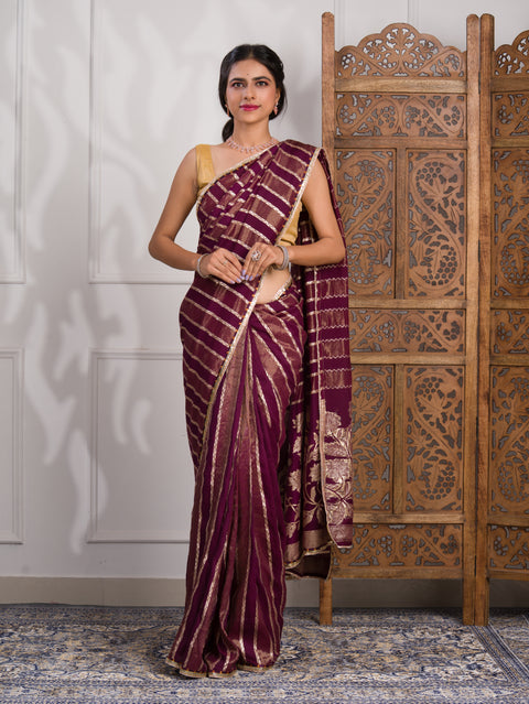 By Banarasi Saree With Festive Wear