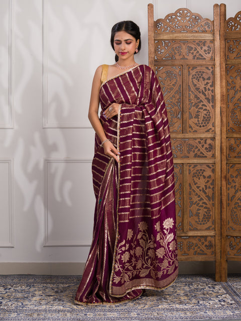 By Banarasi Saree With Festive Wear