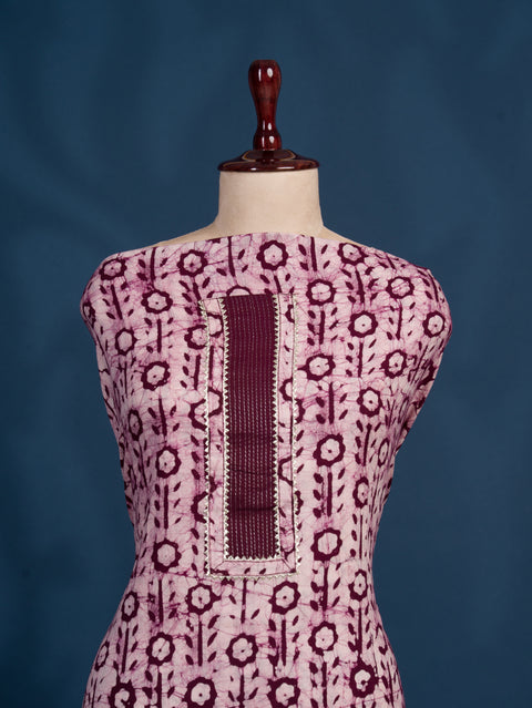 KcPc New Beautiful Cotton Batik Print style With Causal Wear Suit SJB
