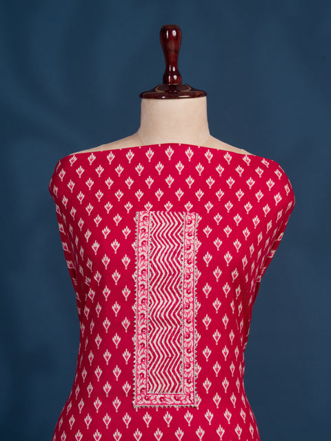 KcPc New Cotton Flower Print style With Causal Wear Suit SJB