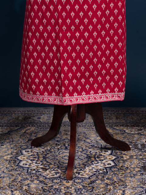 KcPc New Cotton Flower Print style With Causal Wear Suit SJB