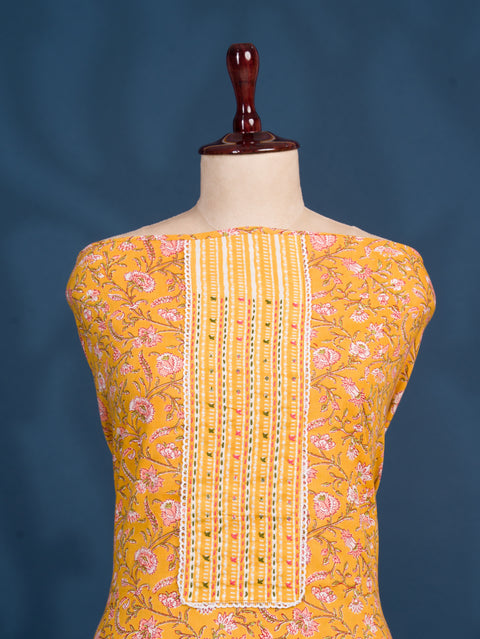 KcPc New Beautiful Cotton Flower Print style With Causal Wear Suit SJB