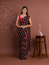By New Spiceal Chiffon Leheriya Style Causal wear Saree
