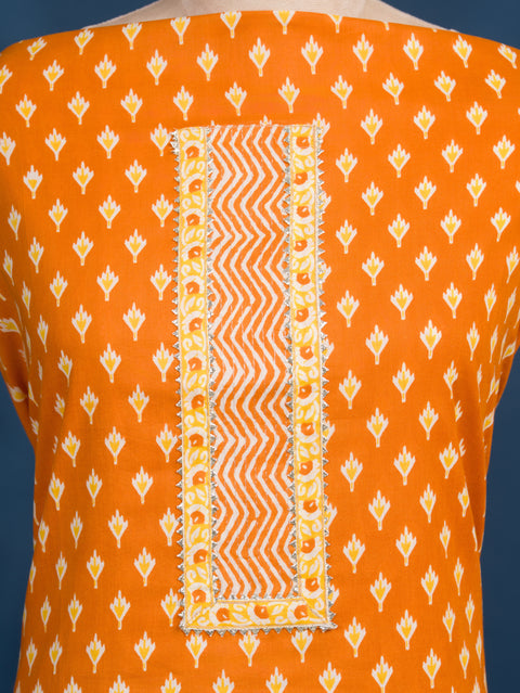 KcPc New Cotton Flower Print style With Causal Wear Suit SJB