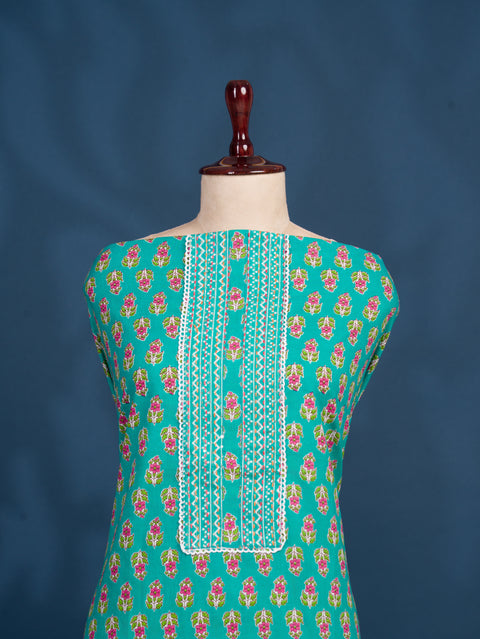 KcPc New Latest Cotton Flower Print style With Causal Wear Suit SJB